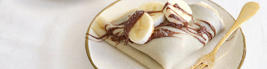 Chocolate Hazelnut Banana Crepes