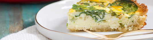 Spinach and Goat Cheese Quiche