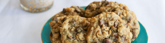 Loaded Chocolate Chip Oatmeal Cookies