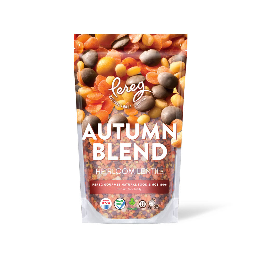 Pereg Autumn Lentil Blend Heirloom Lentils, non-gmo, kosher, vegan