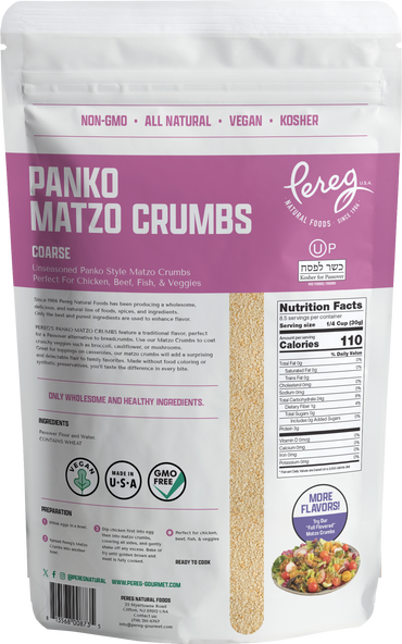 Matzo Crumbs -Panko- for Passover