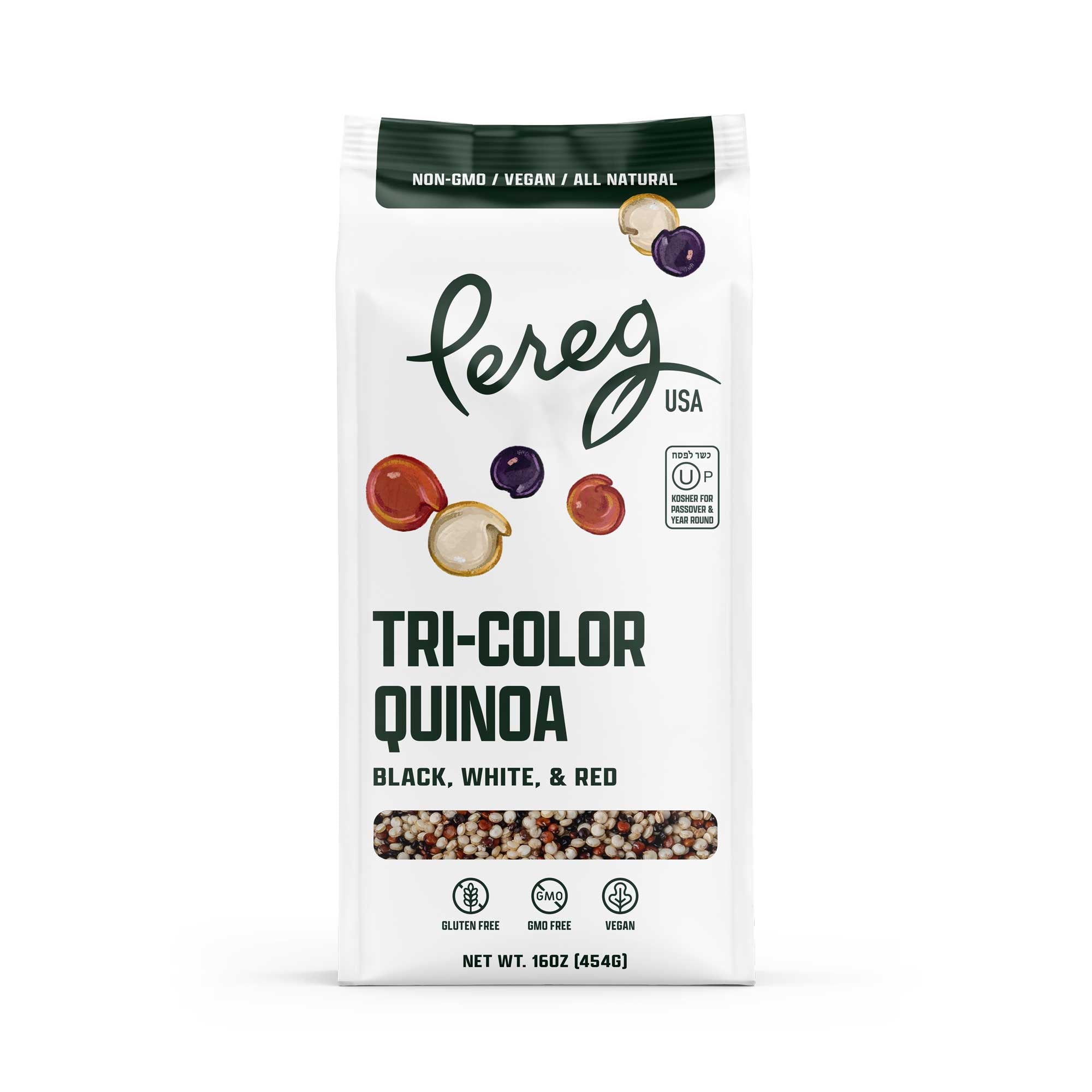 Tri-Color Quinoa for Passover